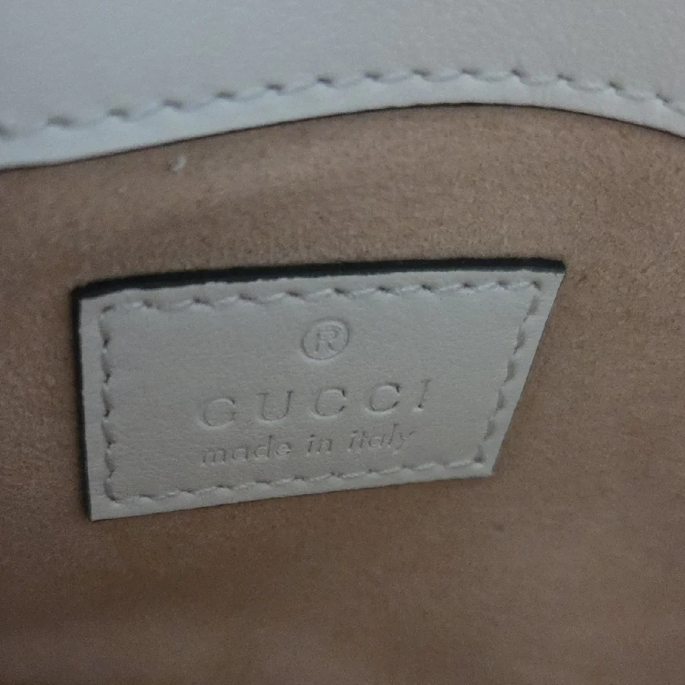 Gucci GG Marmont Flap Matelassé Quilted Marmont Super Mini Bag - Picture 6 of 8